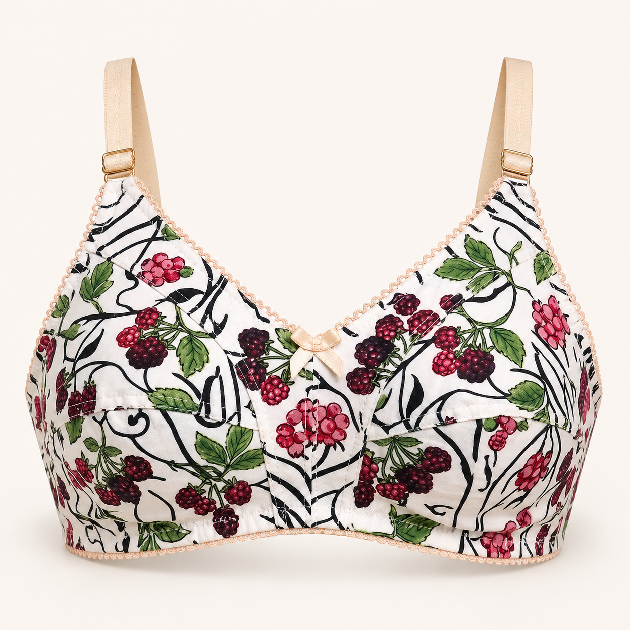 Wania Women’s Floral & Abstract Printed Daily Wear Cotton Bra Collection – Pack of 5