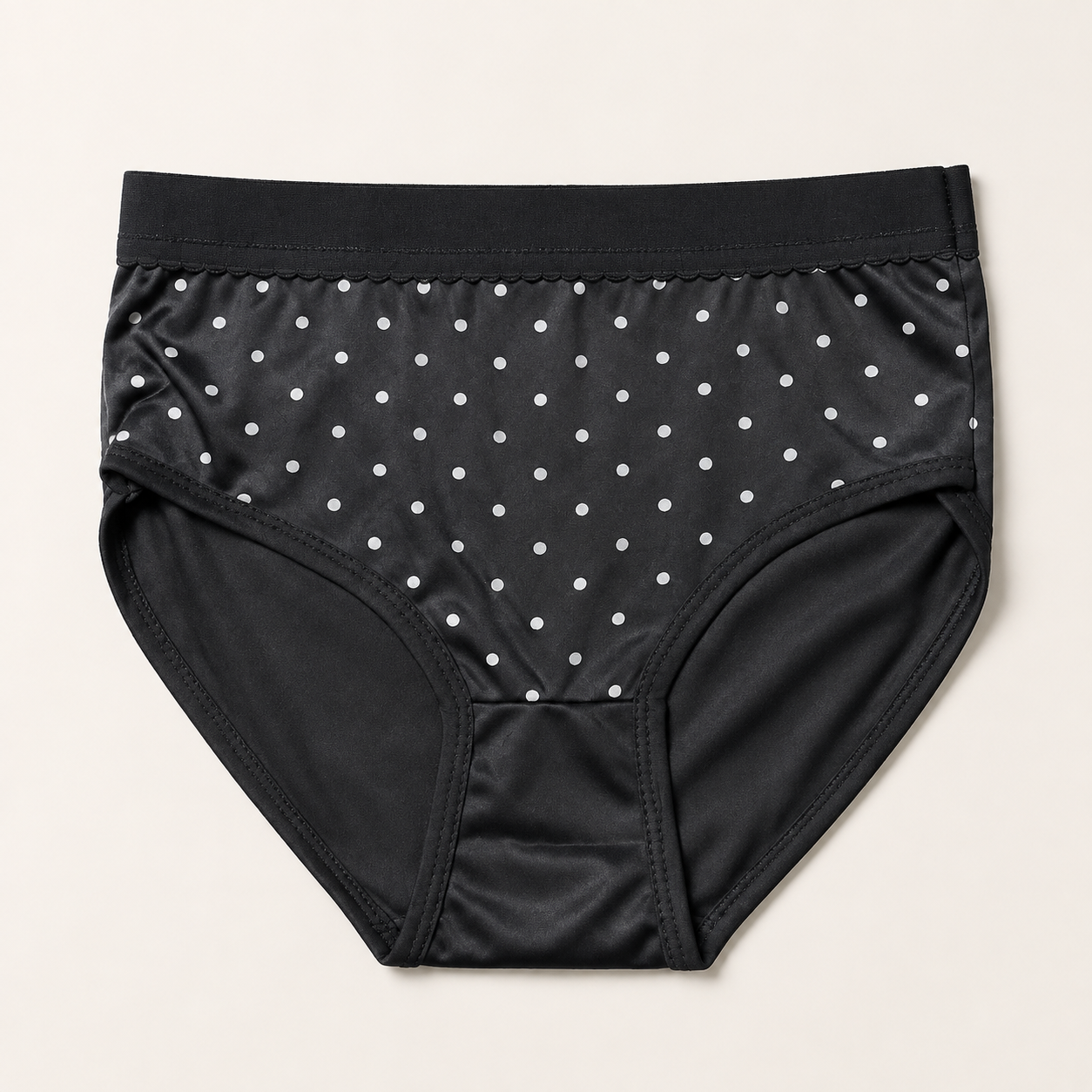 Wania Polka Dot Comfort Briefs – Wide Elastic Waistband | Everyday Wear