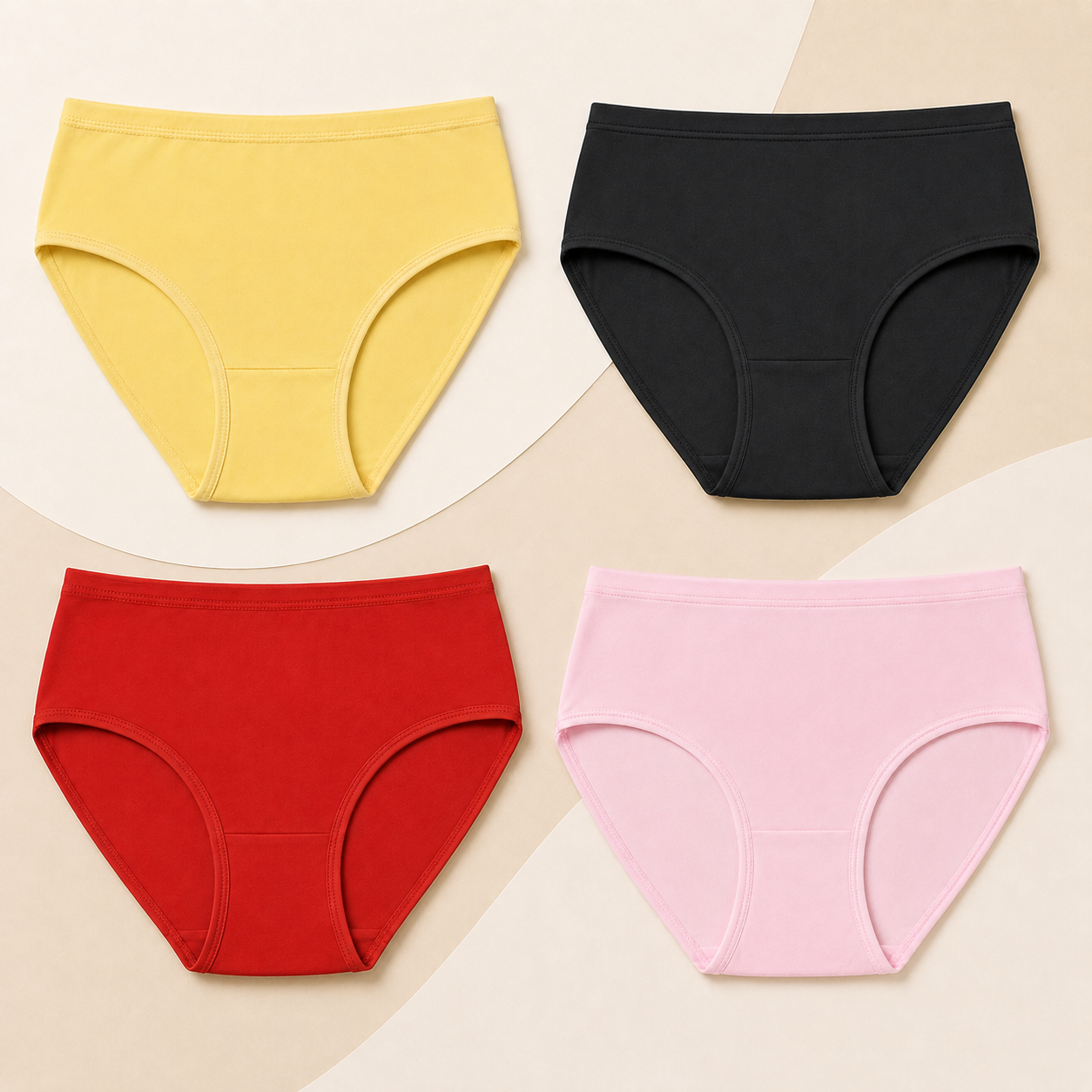 Wania Premium Comfort Daily Wear Panties – Pack of 4