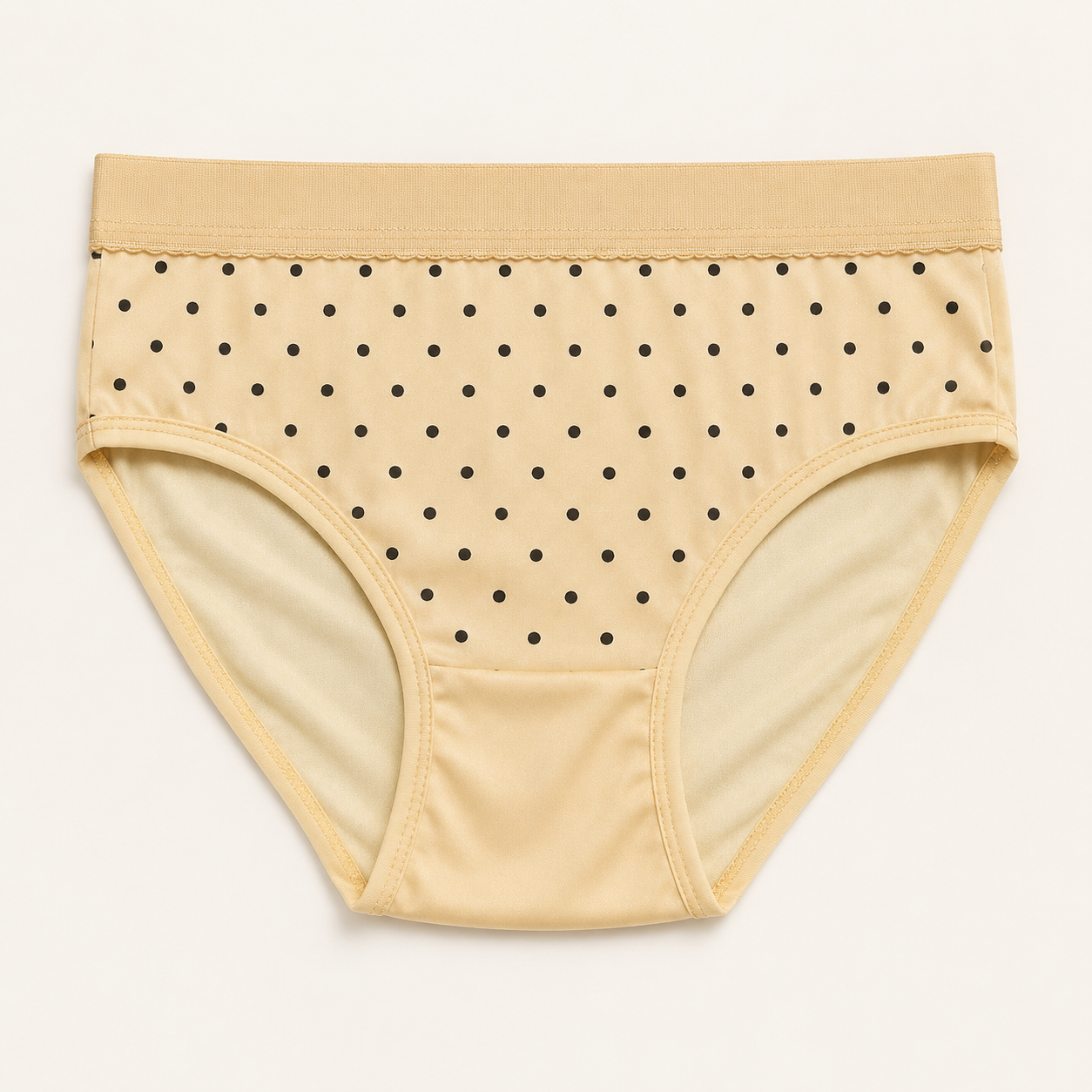 Wania Polka Dot Comfort Briefs – Wide Elastic Waistband | Everyday Wear