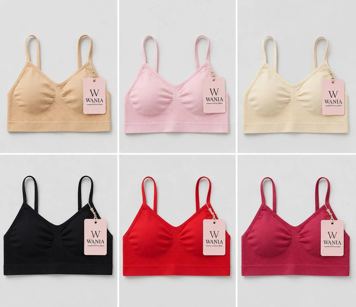 Wania Seamless Stretchable Bralette Collection