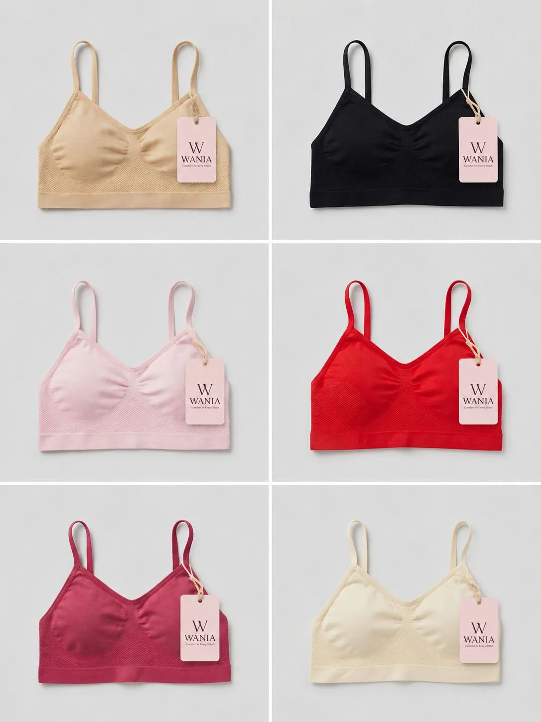 Wania Seamless Stretchable Bralette Collection