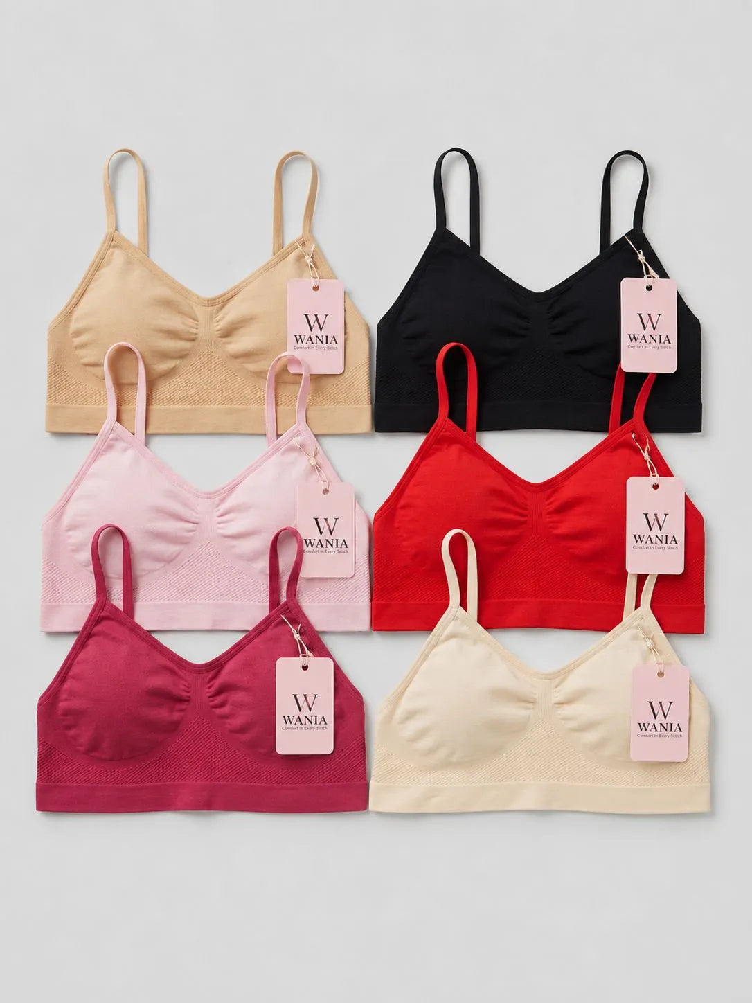Wania Seamless Stretchable Bralette Collection