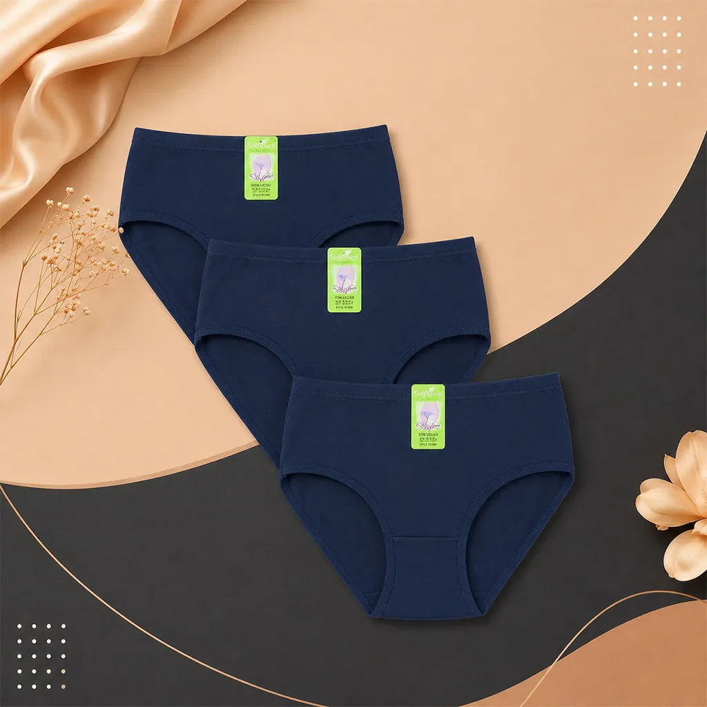 Ladies panties summer stuff pack of 3